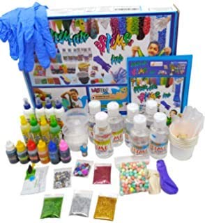 3 in 1 Big Creative Box: Slime Lab, Magic Bouncy Balls and Active Sand