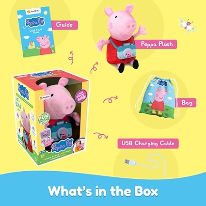 PlayShifu Peppa Pig – Interactive Singing & Talking Plush Toy