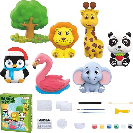 Create & Paint Animals: Moulding & Painting Art & Craft Kit