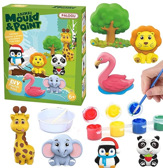 Create & Paint Animals: Moulding & Painting Art & Craft Kit
