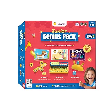 PlayShifu Junior Genius Pack – 3-in-1 STEM Learning Kit