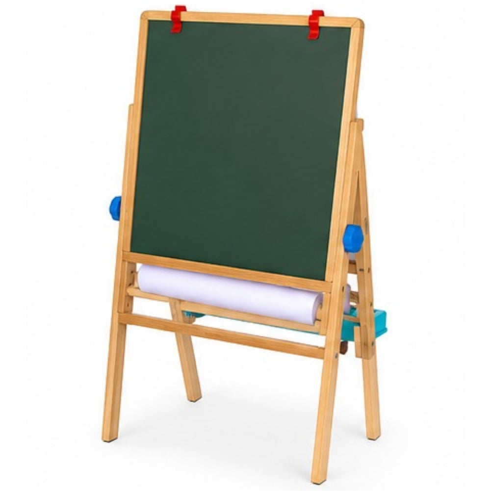 Giggles Funskool My First Easel (4-in-1 Wooden Magnetic Board)