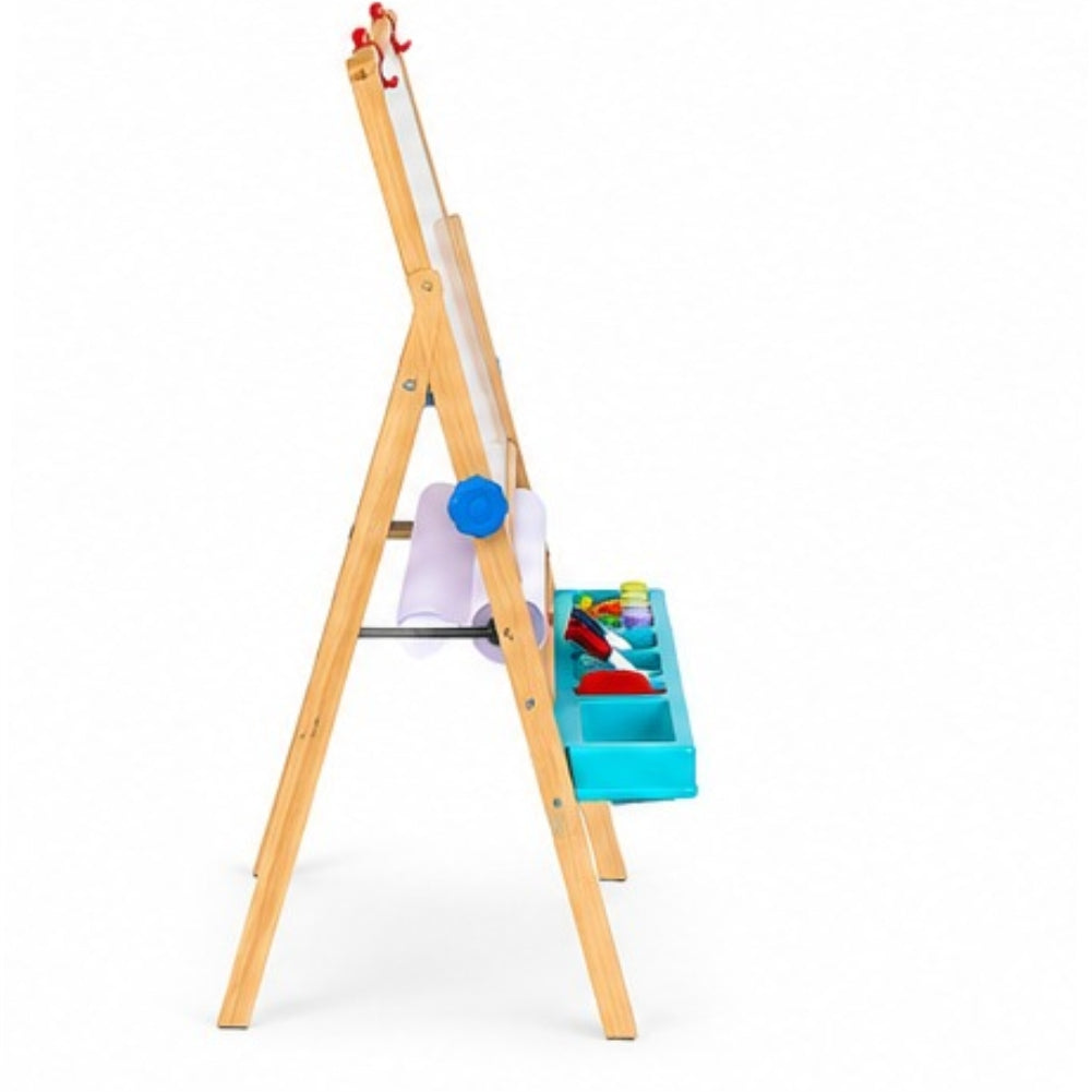 Giggles Funskool My First Easel (4-in-1 Wooden Magnetic Board)