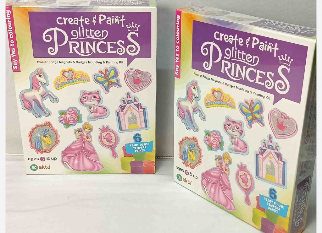 Create & Paint Glitter Princess – Moulding & Painting Art & Craft Kit