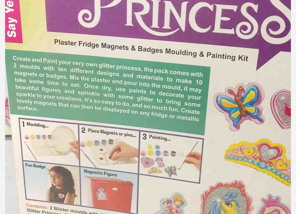 Create & Paint Glitter Princess – Moulding & Painting Art & Craft Kit