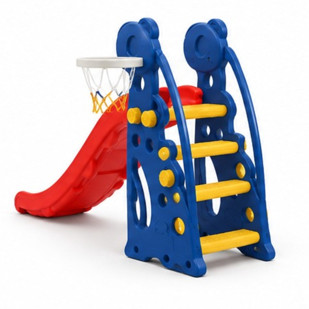 Storio Kids Slide with Basketball Hoop (Giraffe Themed)
