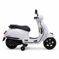 Vexa White – Classic Italian Style Electric Ride-On Scooter with LED Display