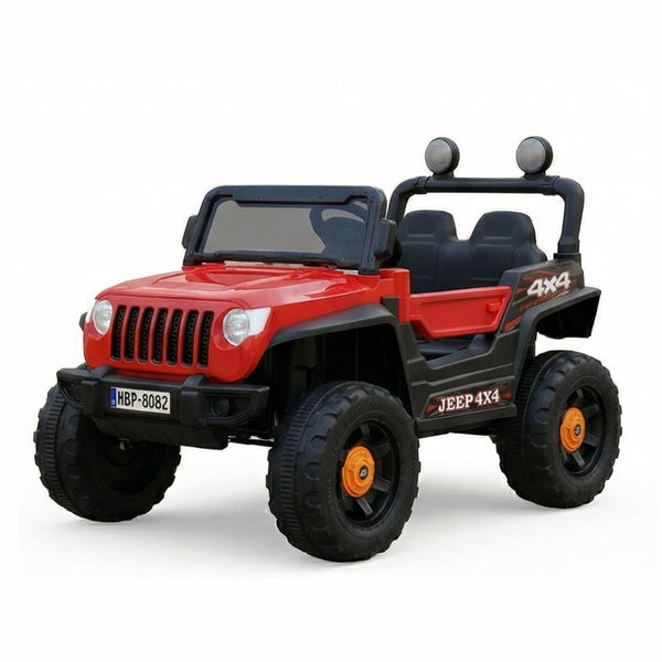 Jeep 2488 – Premium 4x4 Off-Road Edition with Bluetooth Audio & Police-Style LED Light Bar