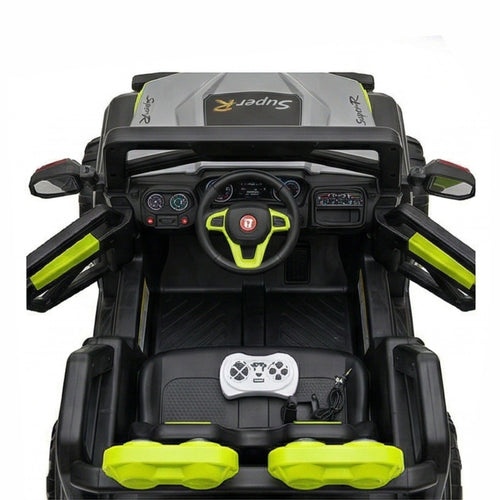 Jeep 2188 – Ultimate 4x4 All-Terrain Ride-On SUV with LED Spotlights & Parental Remote