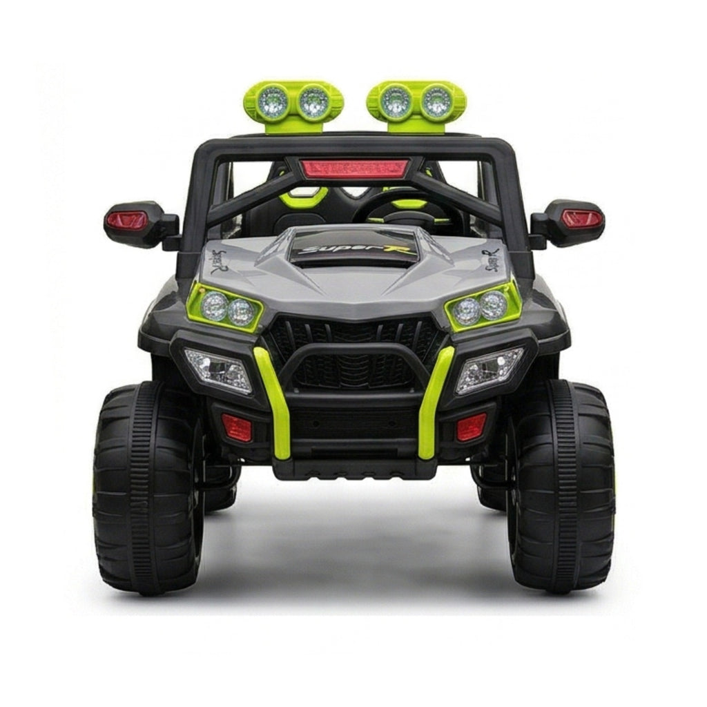 Jeep 2188 – Ultimate 4x4 All-Terrain Ride-On SUV with LED Spotlights & Parental Remote