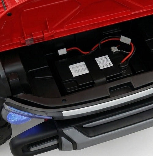 Jeep Pollaris Red Painted – Premium Metallic Edition 4x4 Off-Roader with Multi-Light Bar System