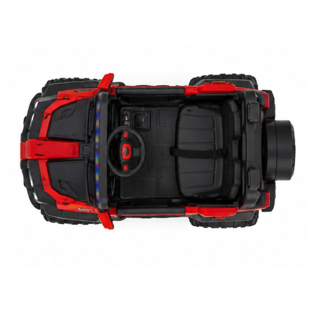 Titan 4X4 Jeep Ride-On Car (Red/Blue/Black)