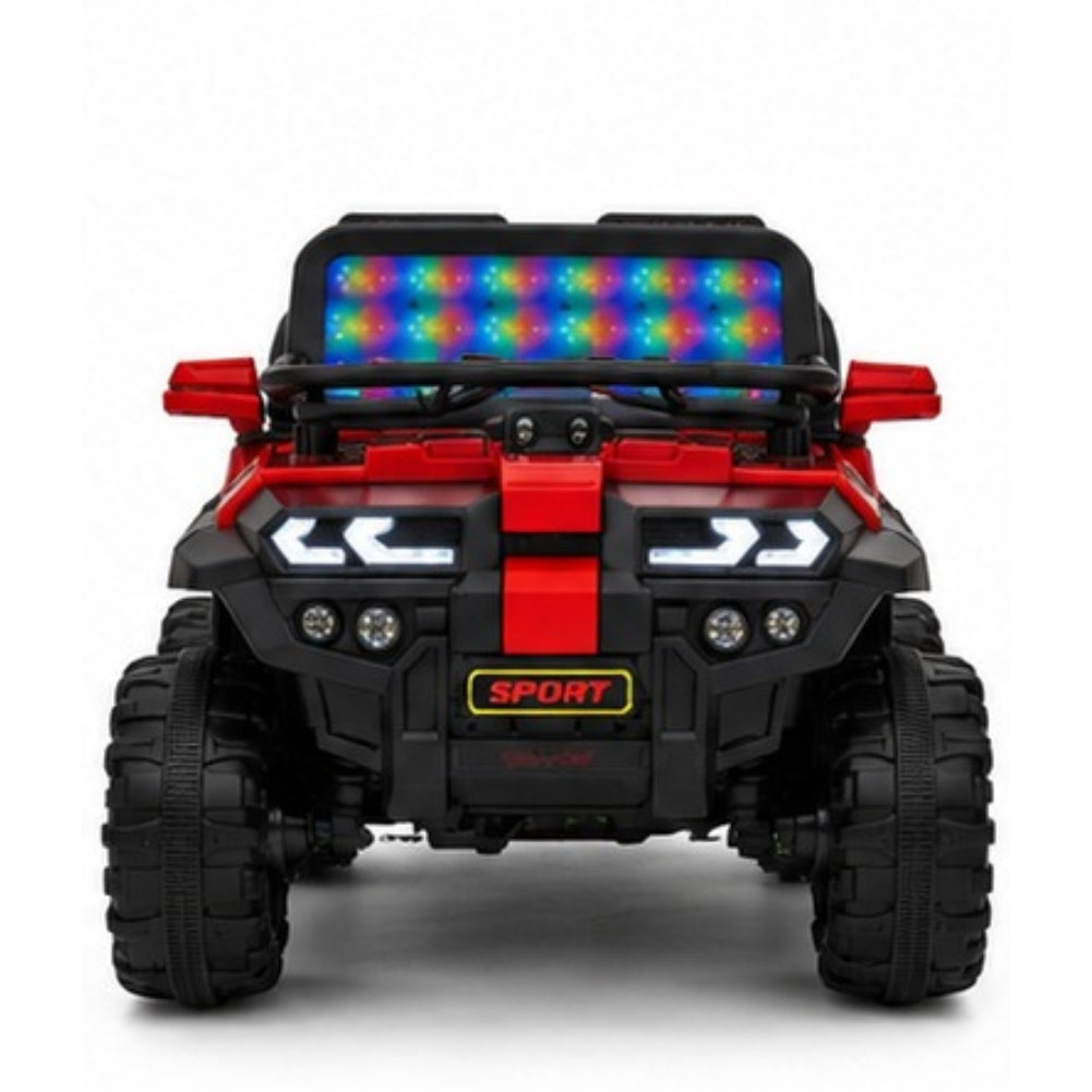 Titan 4X4 Jeep Ride-On Car (Red/Blue/Black)